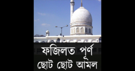 ফজিলত পূর্ণ ছোট ছোট আমল